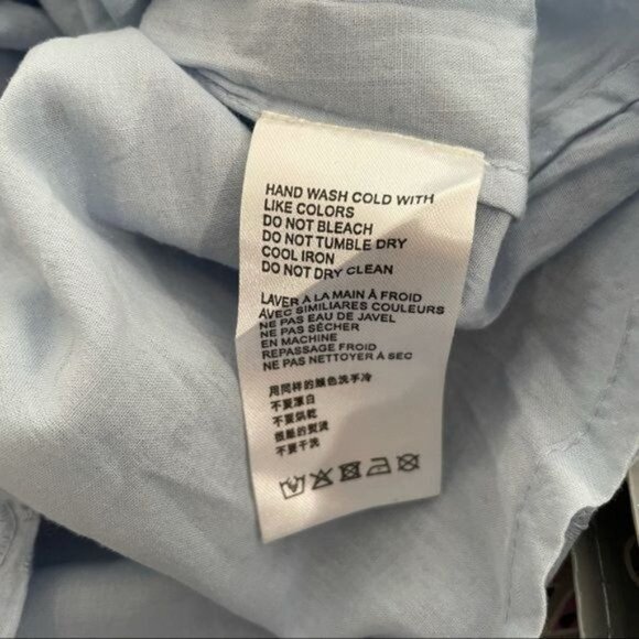 Anthropologie Jane Eyelet Lace Off Shoulder Top in Blue Size 2 NWT - Picture 12 of 13